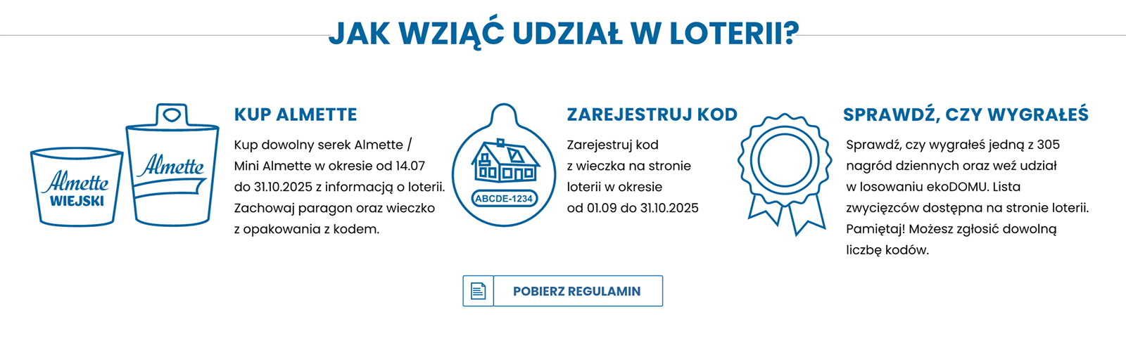 przed rozpoczęciem loterii