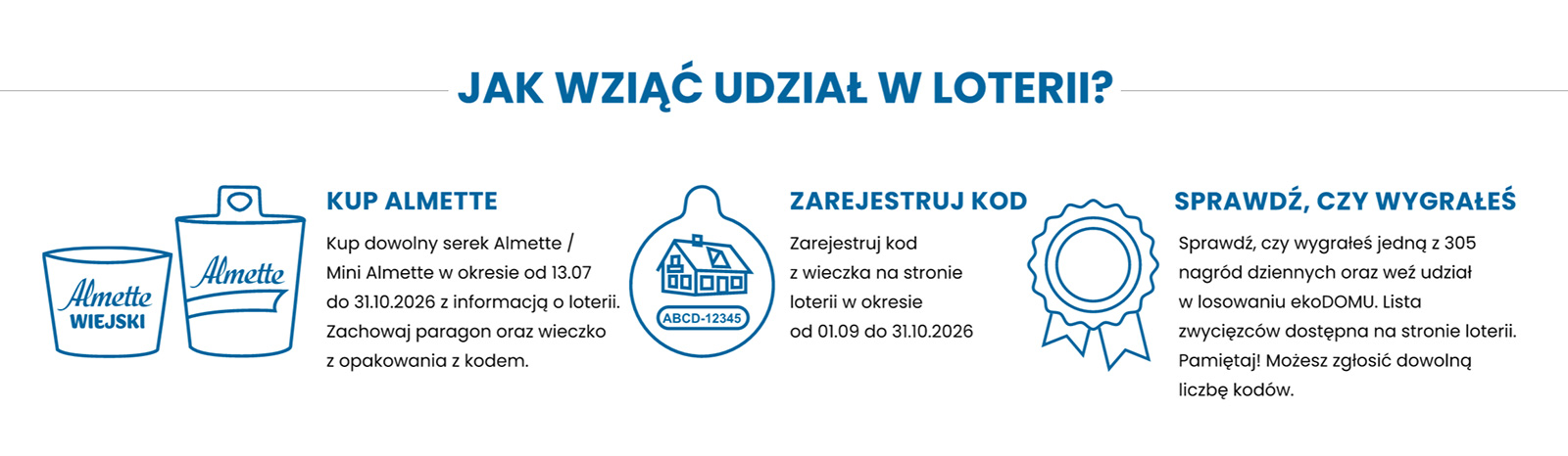 przed rozpoczęciem loterii