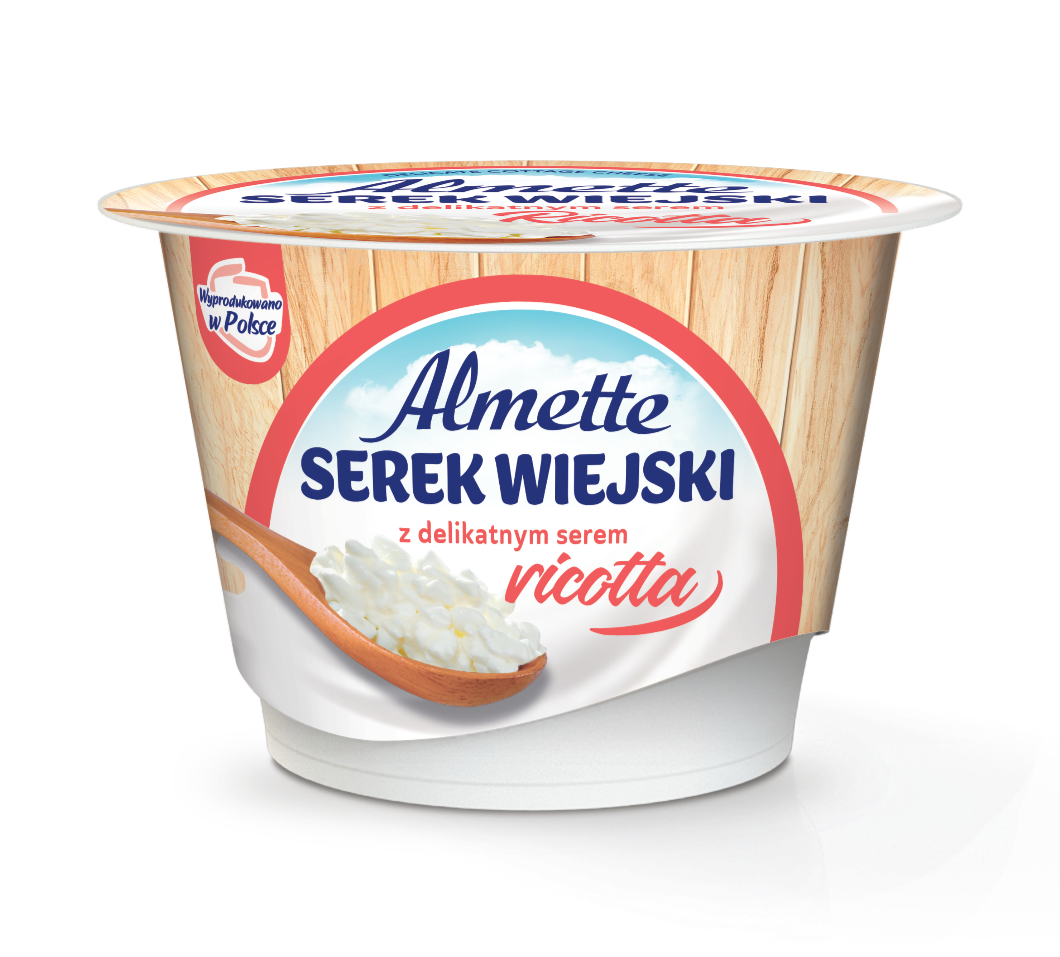 SEREK WIEJSKI Z DELIKATNYM SEREM RICOTTA