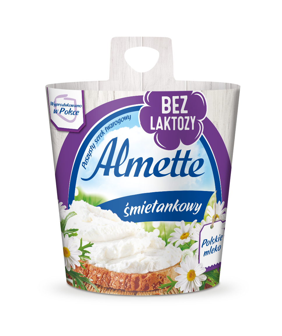 ALMETTE ŚMIETANKOWY BEZ LAKTOZY