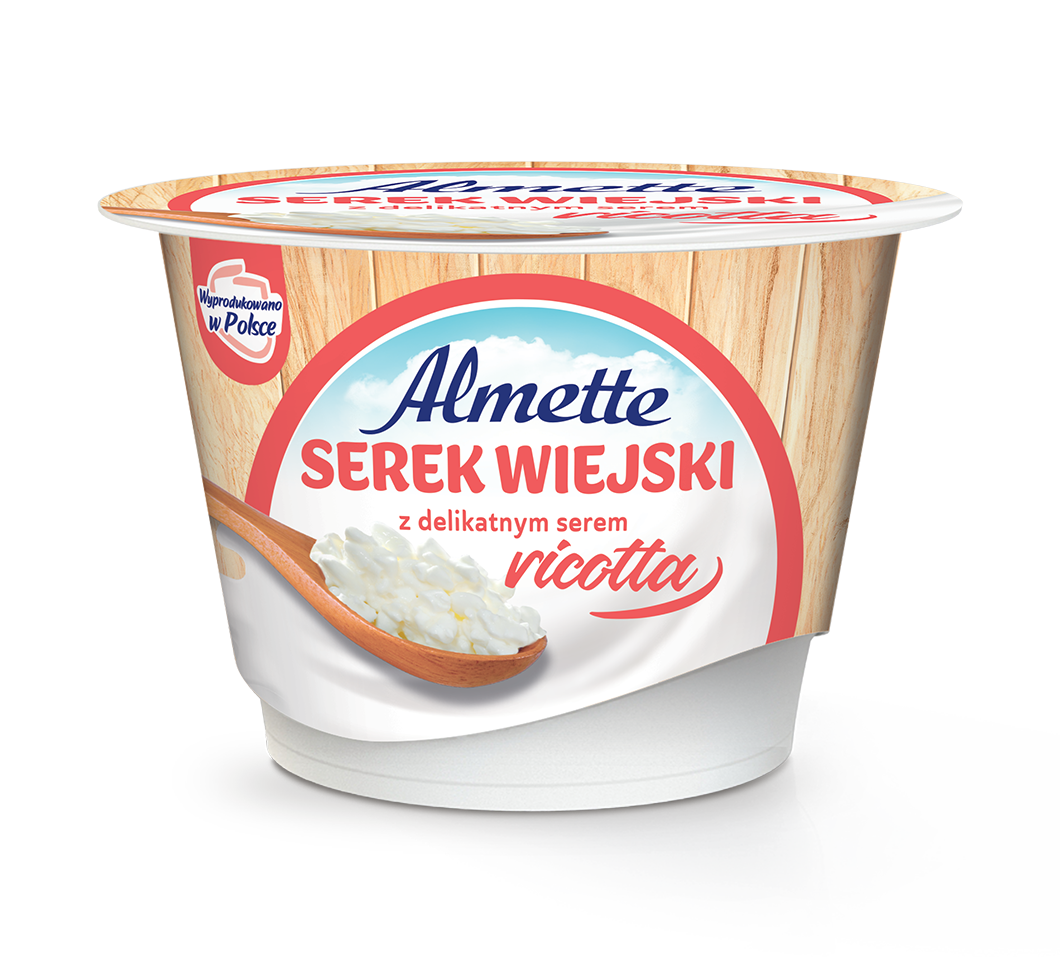 SEREK WIEJSKI Z DELIKATNYM SEREM RICOTTA
