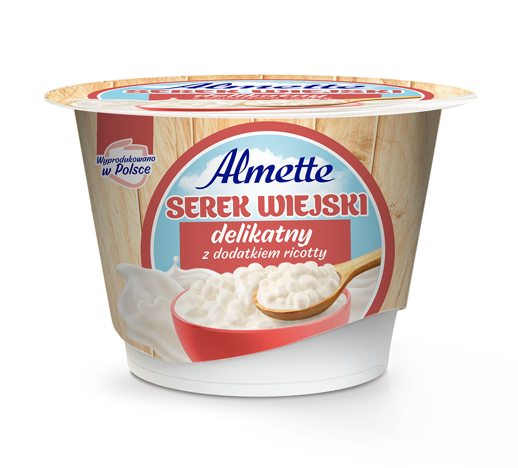 SEREK WIEJSKI Z DELIKATNYM SEREM RICOTTA