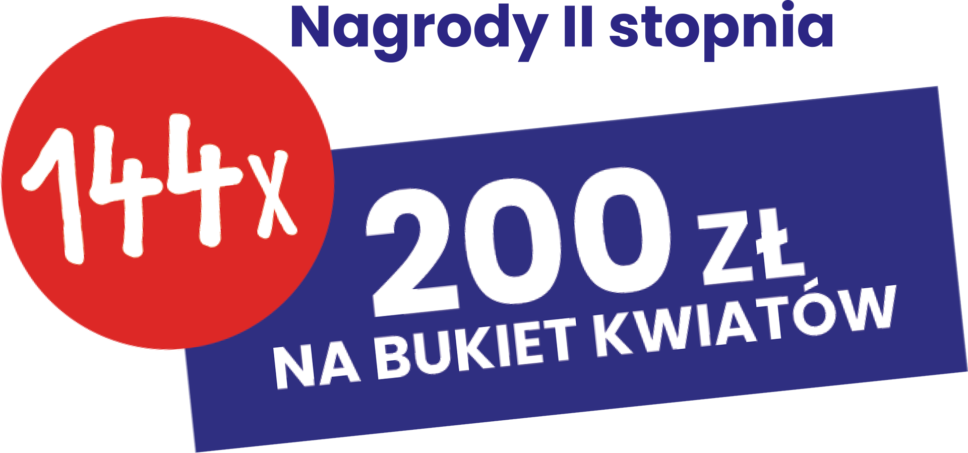 144 x 200 zł na bukiet kwiatów